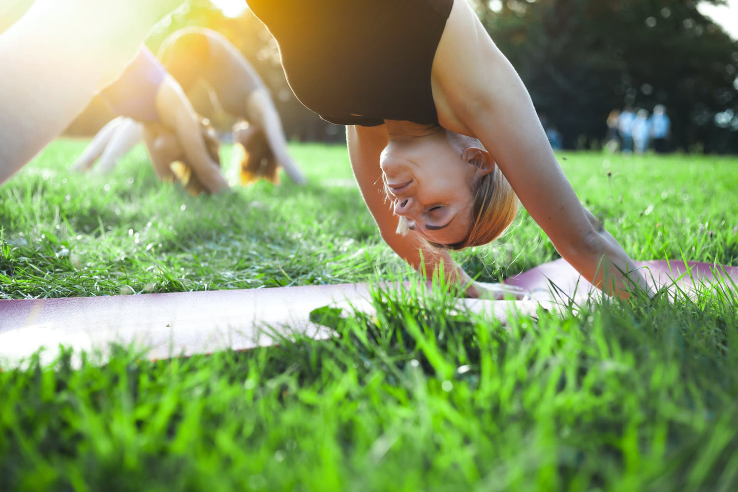 Yoga in the park